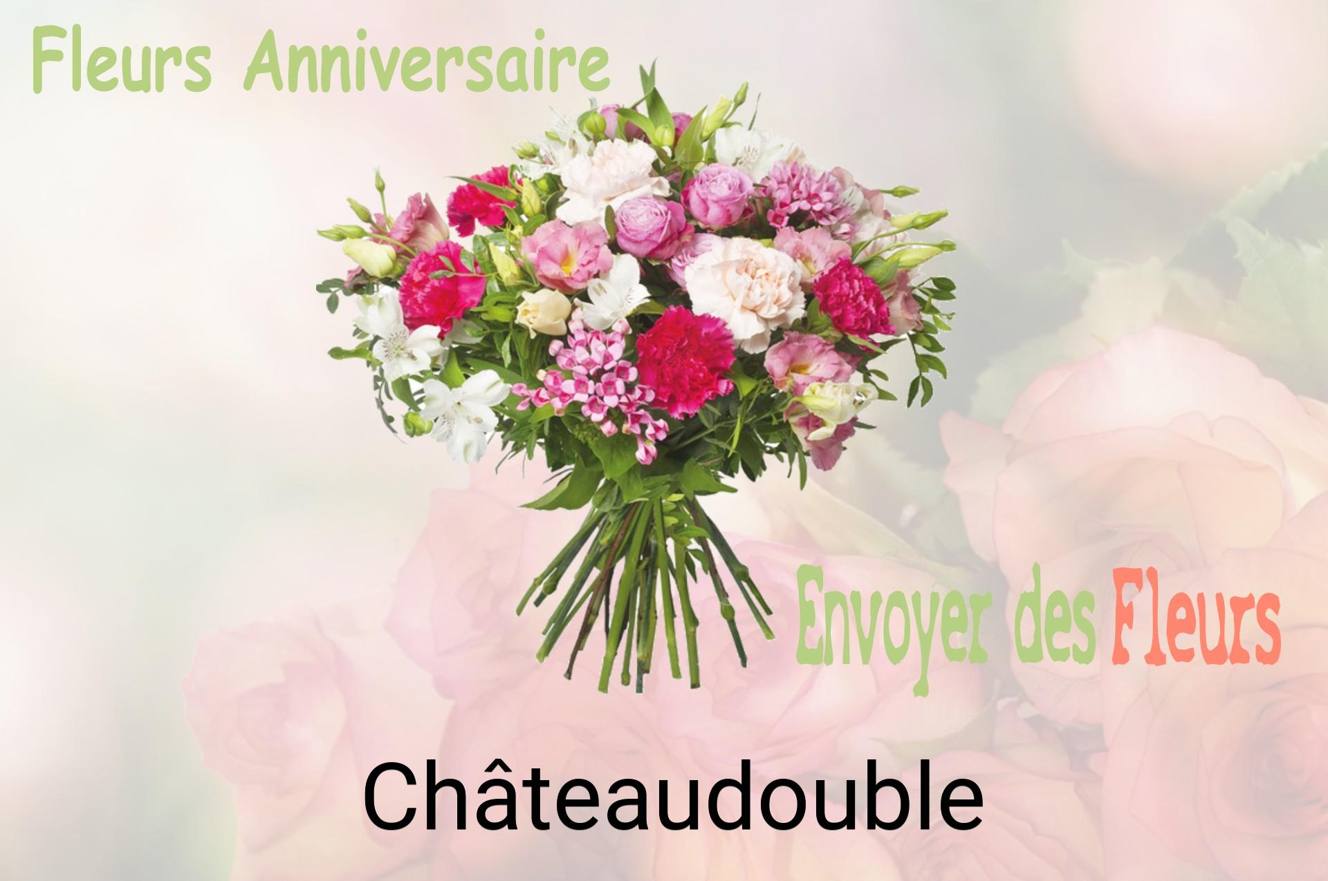 Bouquet de fleurs d’anniversaire livré à Châteaudouble